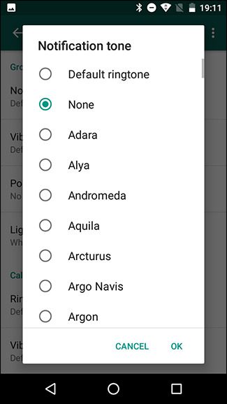 میوت کردن گروه واتساپ
