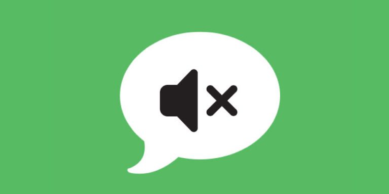 میوت کردن گروه واتساپ