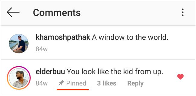 کامنت های اینستاگرام