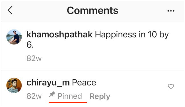 کامنت های اینستاگرام