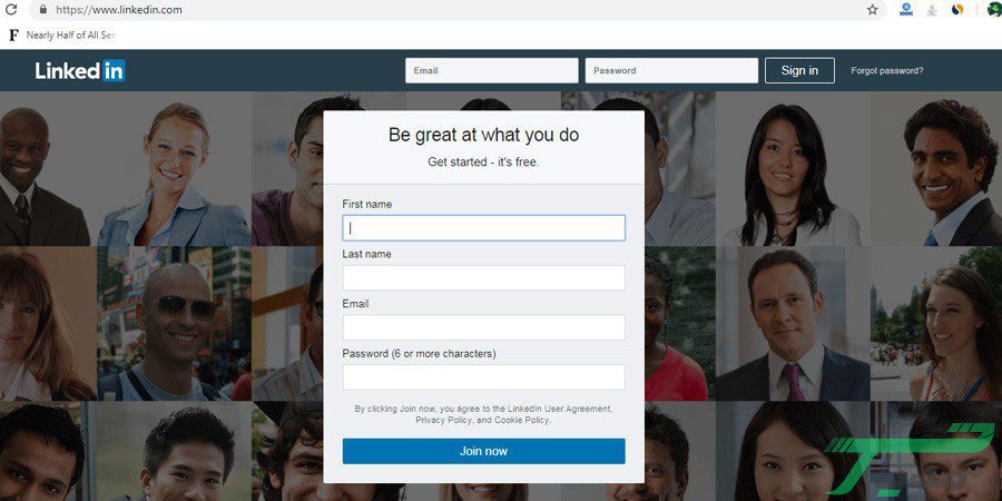 ساخت اکانت تجاری لینکدین