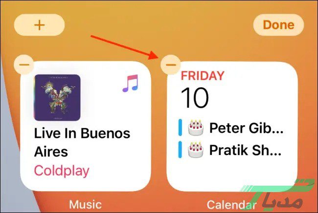 ویجت ها در آیفون
