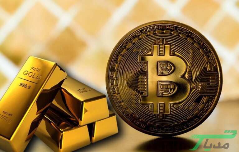 قیمت طلا و بیت کوین