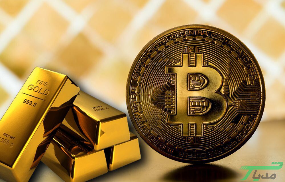 قیمت طلا و بیت کوین