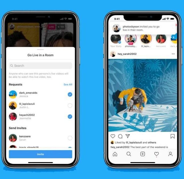 لایوروم 4 نفره اینستاگرام
