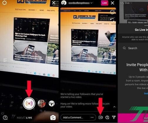 لایوروم 4 نفره اینستاگرام