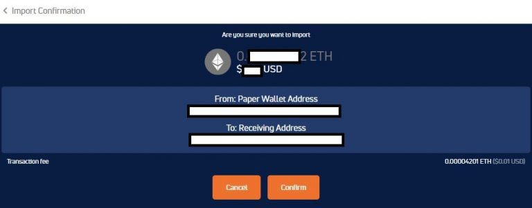 انتقال ارز دیجیتال از یک کیف پول به کیف پول دیگر