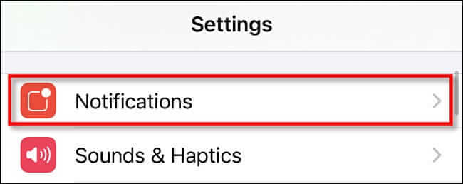غیرفعال کردن اعلان‌های توییتر، آیفون و آیپد