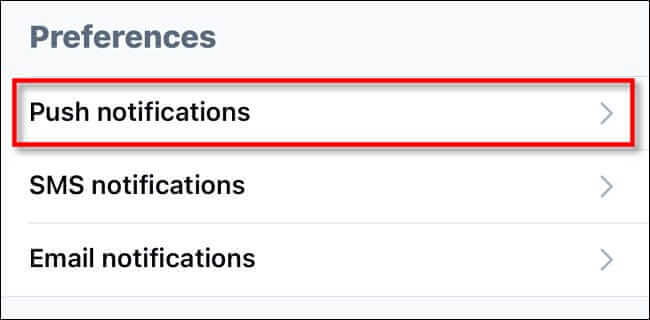 غیرفعال کردن اعلان‌های توییتر، آیفون و آیپد