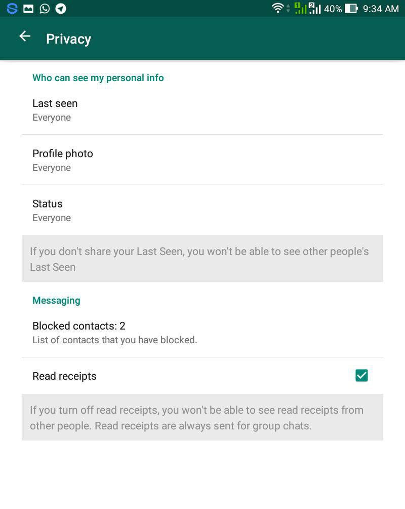 نحوه غیر فعال کردن تیک آبی در واتس اپ