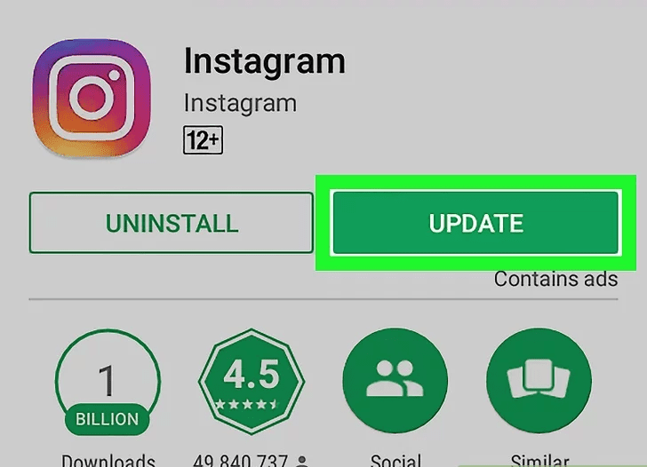 چطور اینستاگرام را آپدیت کنیم؟