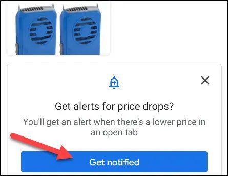 پیگیری قیمت ها در کروم