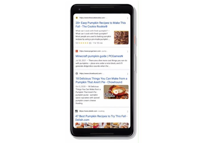 تغییرات جدید گوگل برای بخش جست و جو موبایل