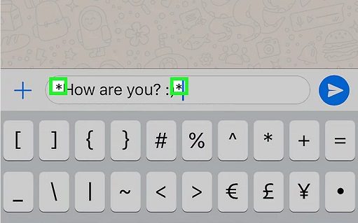آموزش بولد کردن متن در واتساپ