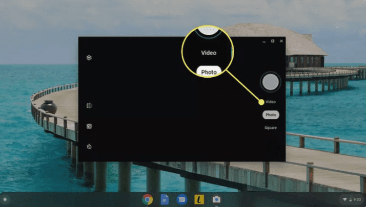 آموزش ضبط ویدیو با برنامه دوربین Chromebook