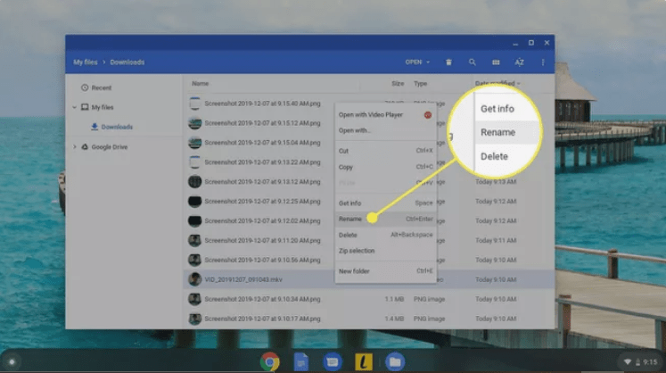 نحوه یافتن ویدیوهای ذخیره شده در Chromebook