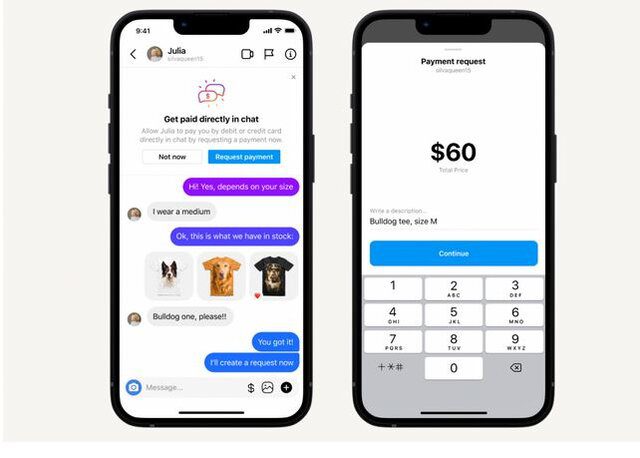ایجاد قابلیت خرید محصولات در دایرکت اینستاگرام