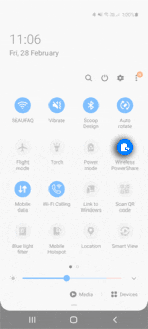 قابلیت Wireless PowerShare گوشیهای گلکسی سامسونگ