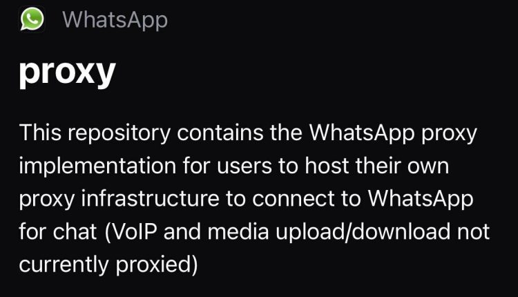 پروکسی واتس اپ برای متن