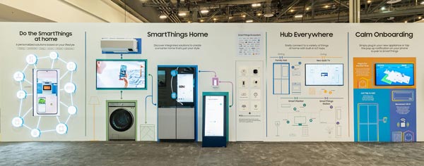 لوازم خانگی متصل سامسونگ در نمایشگاه KBIS 2023