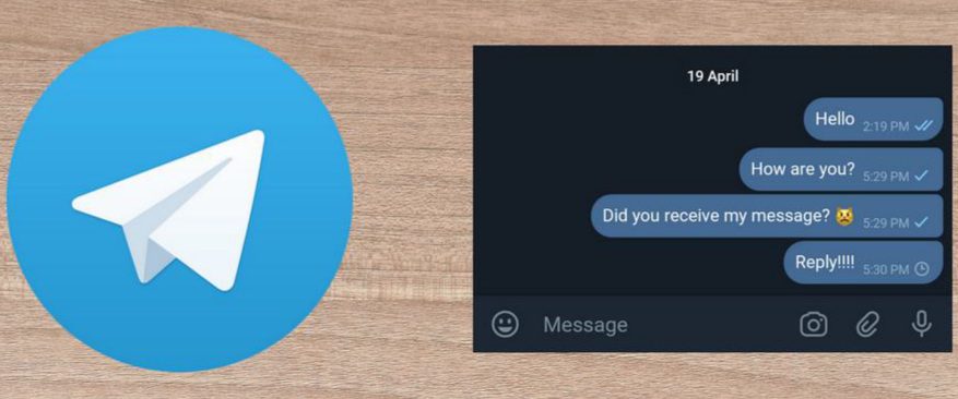 خواندن پیامهای تلگرام بدون تیک دوم