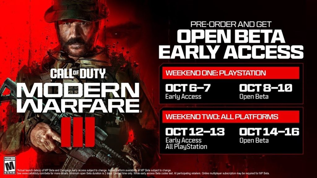 انتشار نسخه بتای Call Of Duty جنگ مدرن 3 در پلی استیشن