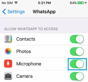 حل مشکل ویدیوکال واتساپ در آیفون