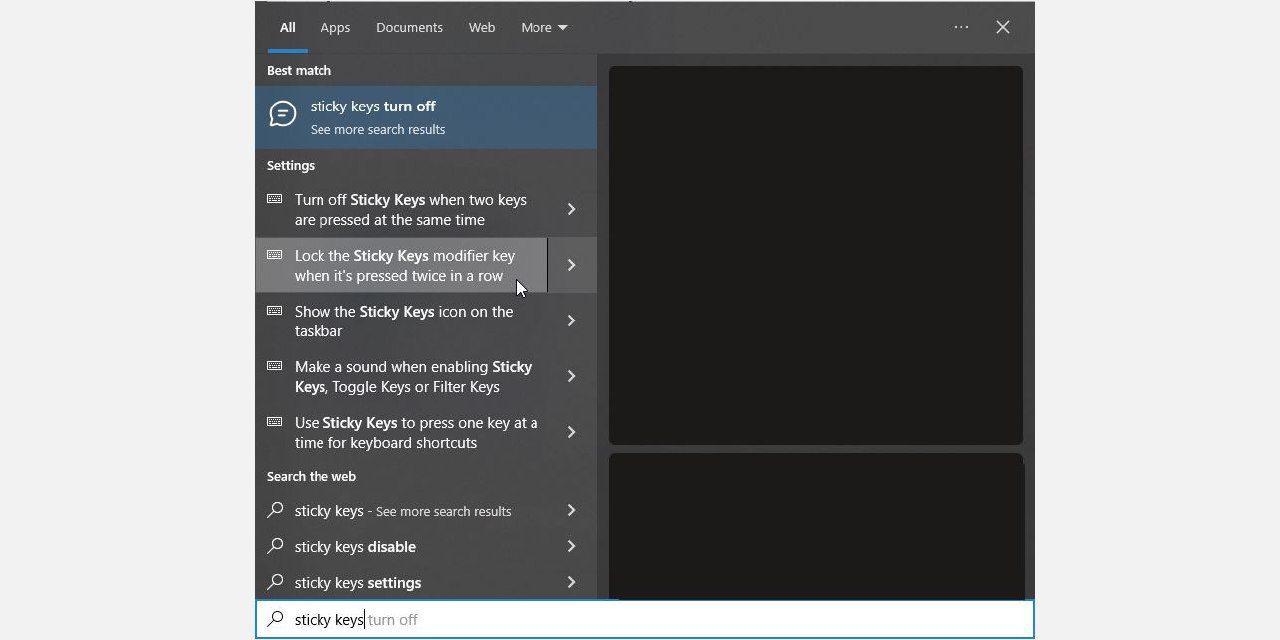کلیدهای چسبنده