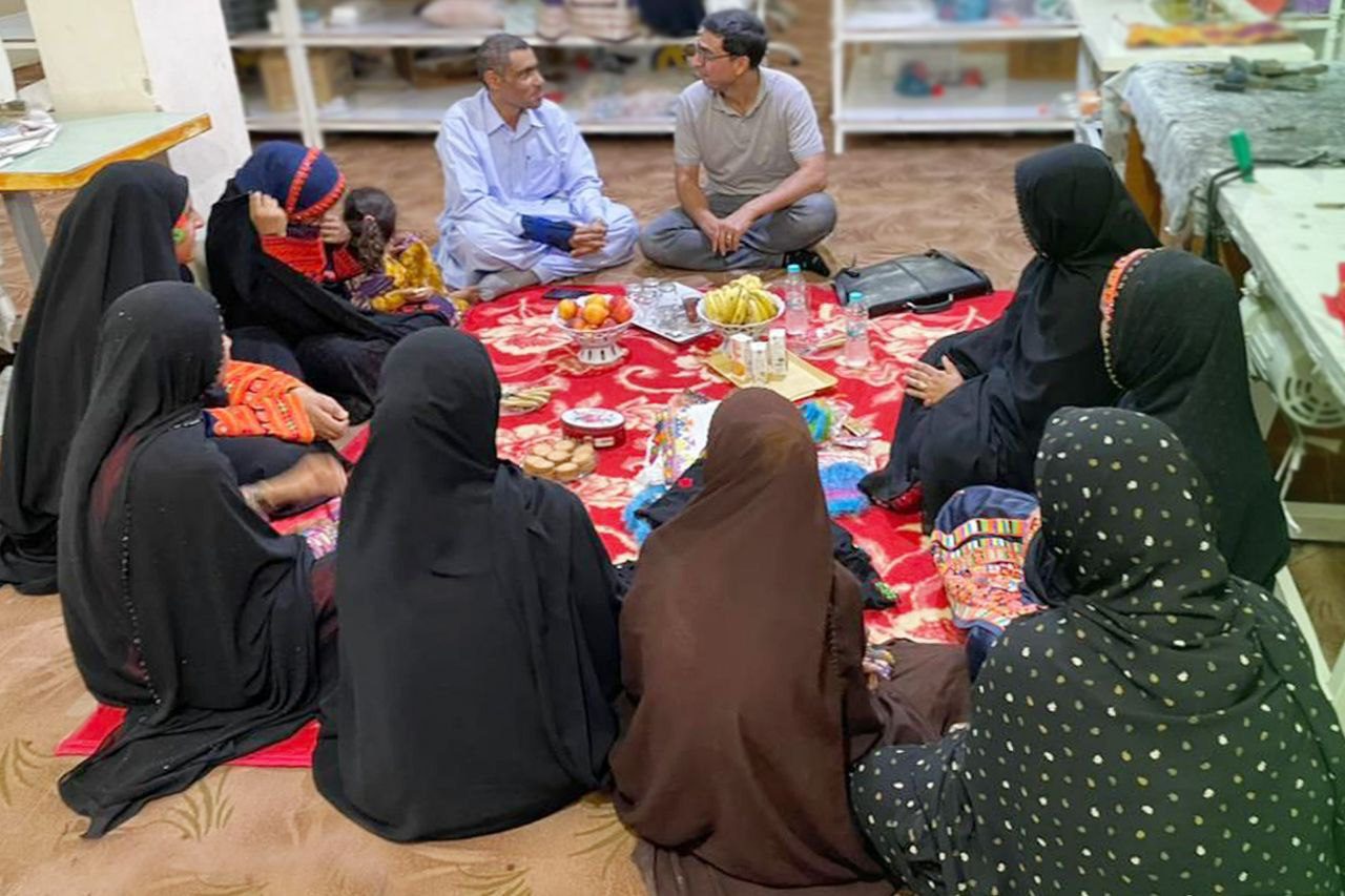 توانافزایی زنان سوزندوز در چابهار و شهرستان دشتیاری