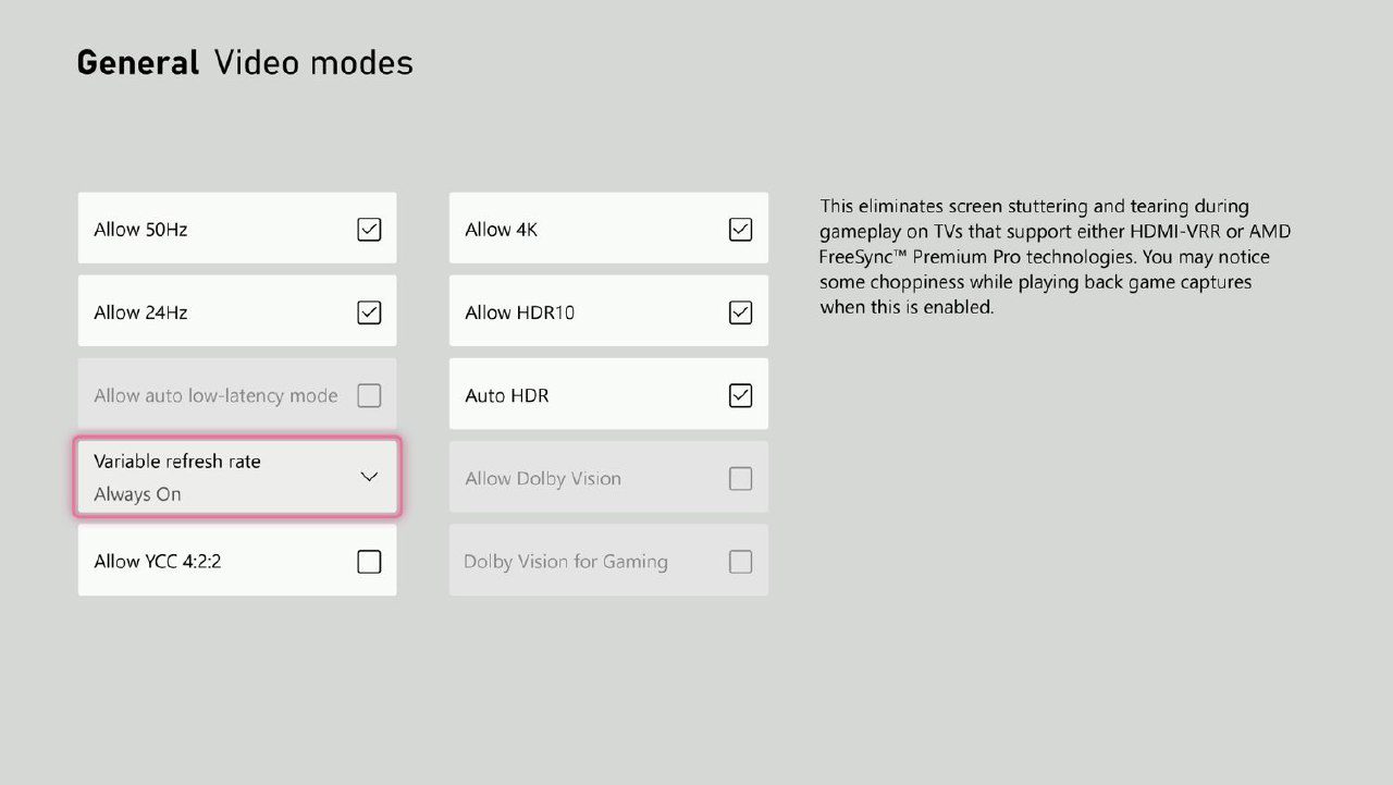نرخ نوسازی متغیر یا VRR