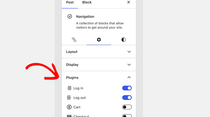 ویژگی Block Hooks