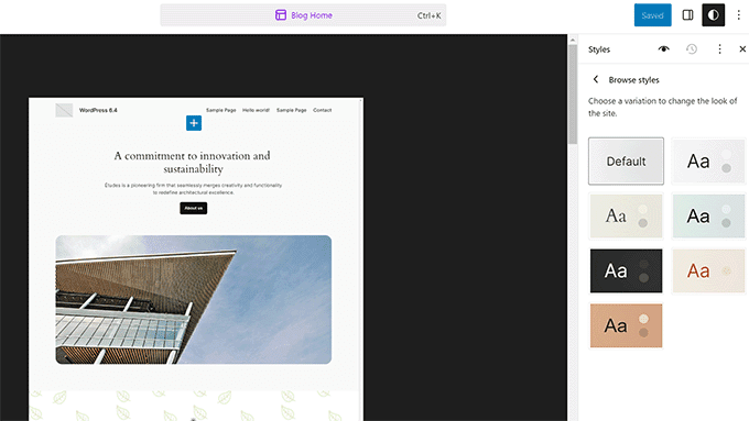 ویژگی Twenty Twenty Four 