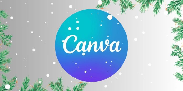 ساخت کارت کریسمس با canva