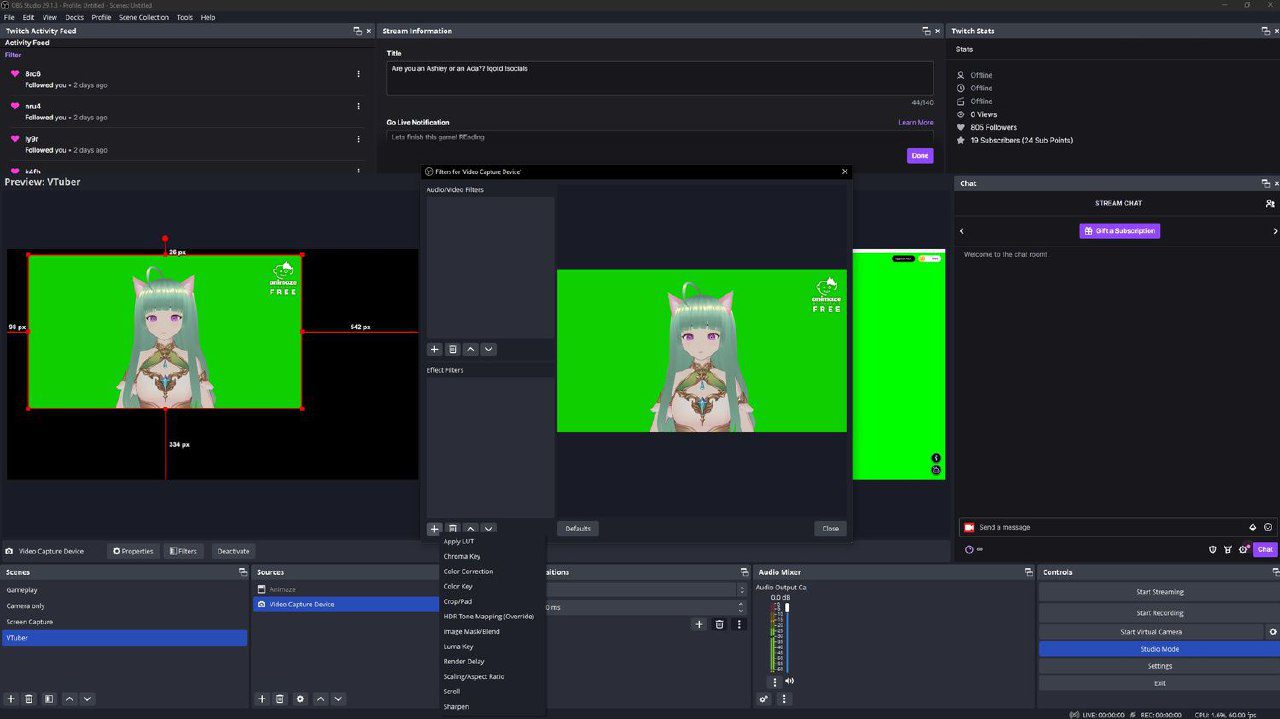 نحوه ایجاد آواتار VTuber