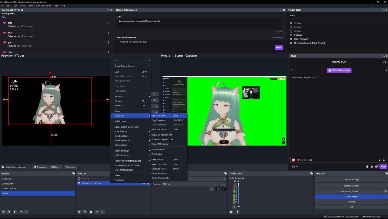 نحوه ایجاد آواتار VTuber