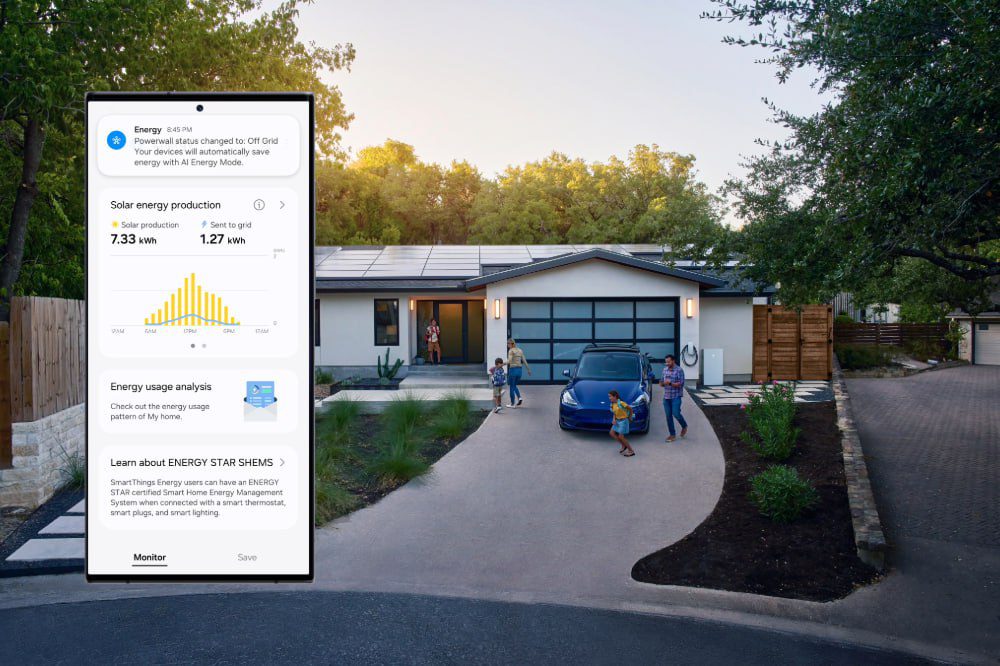 طرح یکپارچه سازی SmartThings Energy سامسونگ با تسلا در CES 2024