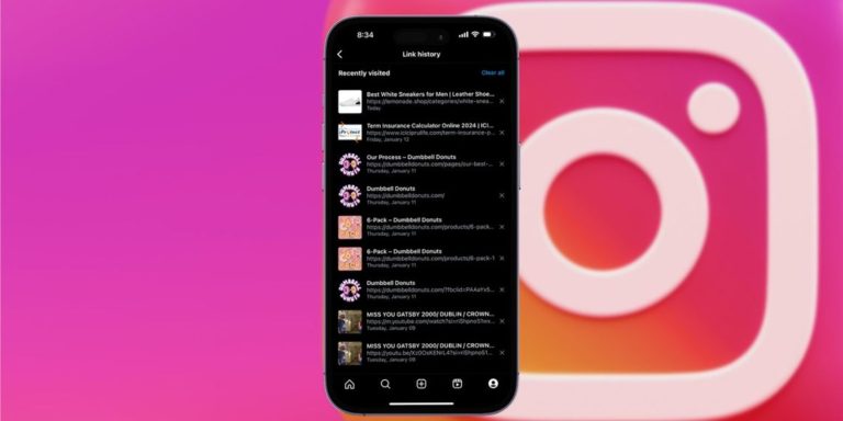 نحوه فعال یا غیرفعال کردن تاریخچه لینک در اینستاگرام