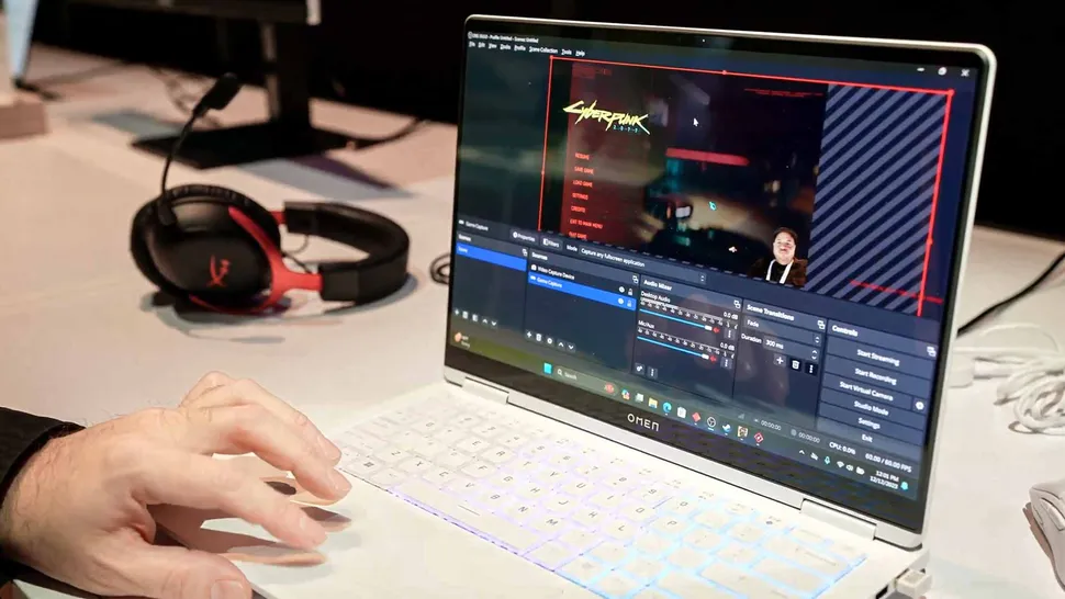7. بهترین لپتاپ: HP OMEN TRANSCEND 14