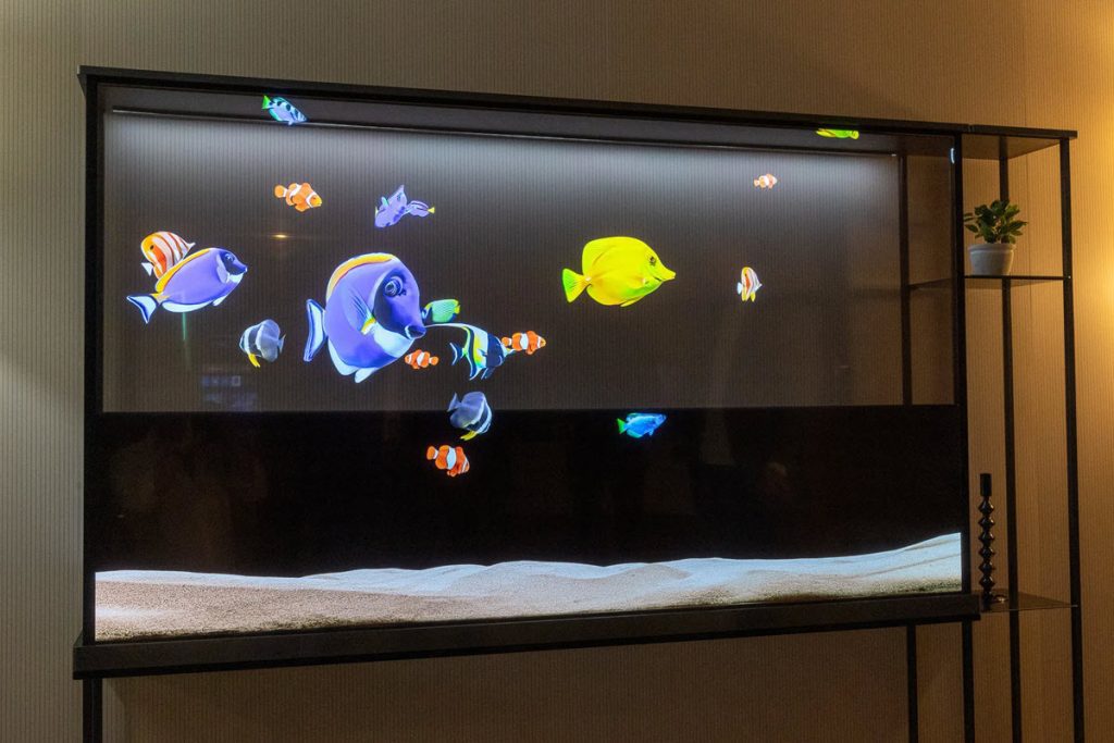 تلویزیون OLED شفاف ال جی معرفی شد، LG Signature OLED T