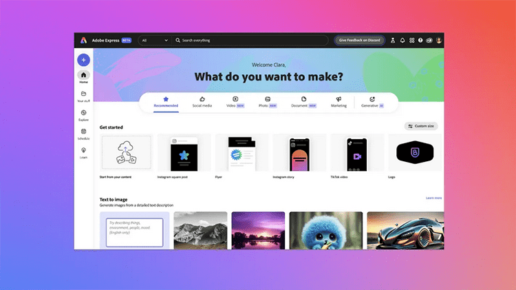 اکنون دستیار خلاق TikTok با هوش مصنوعی مستقیماً در Adobe Express در دسترس است.