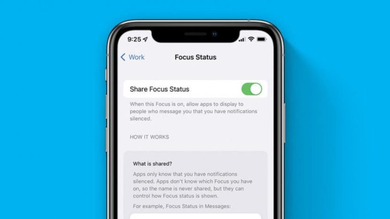 Focus Status در آیفون چیست؟