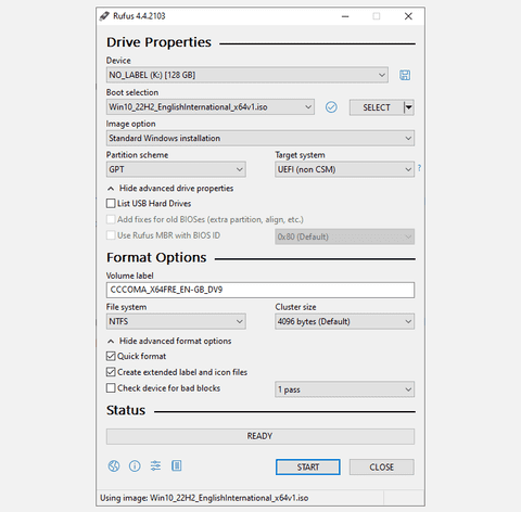 ایجاد installation media ویندوز 10