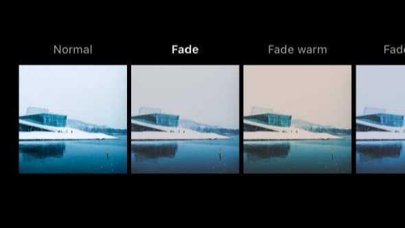 8. Fade: تن عکس را کاهش دهید.