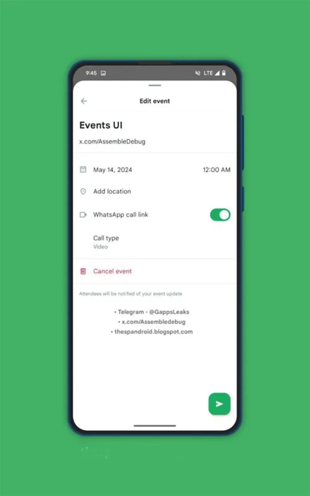 لیست قابلیتهای جدید واتساپ بههمراه تصاویر لو رفت.