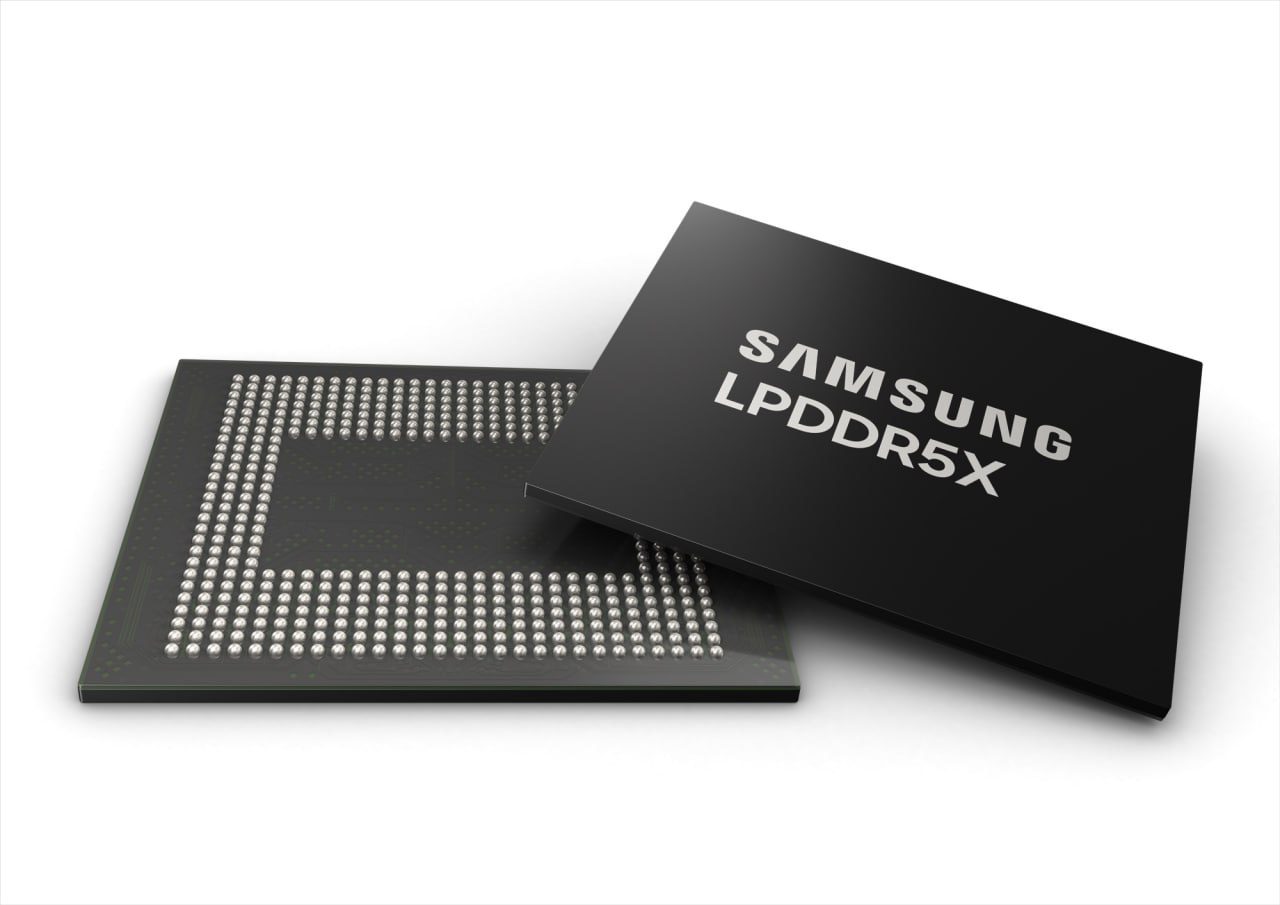 سامسونگ سریعترین حافظه DRAM LPDDR5X صنعت را با سرعت 10.7 گیگابیتبرثانیه توسعه میدهد