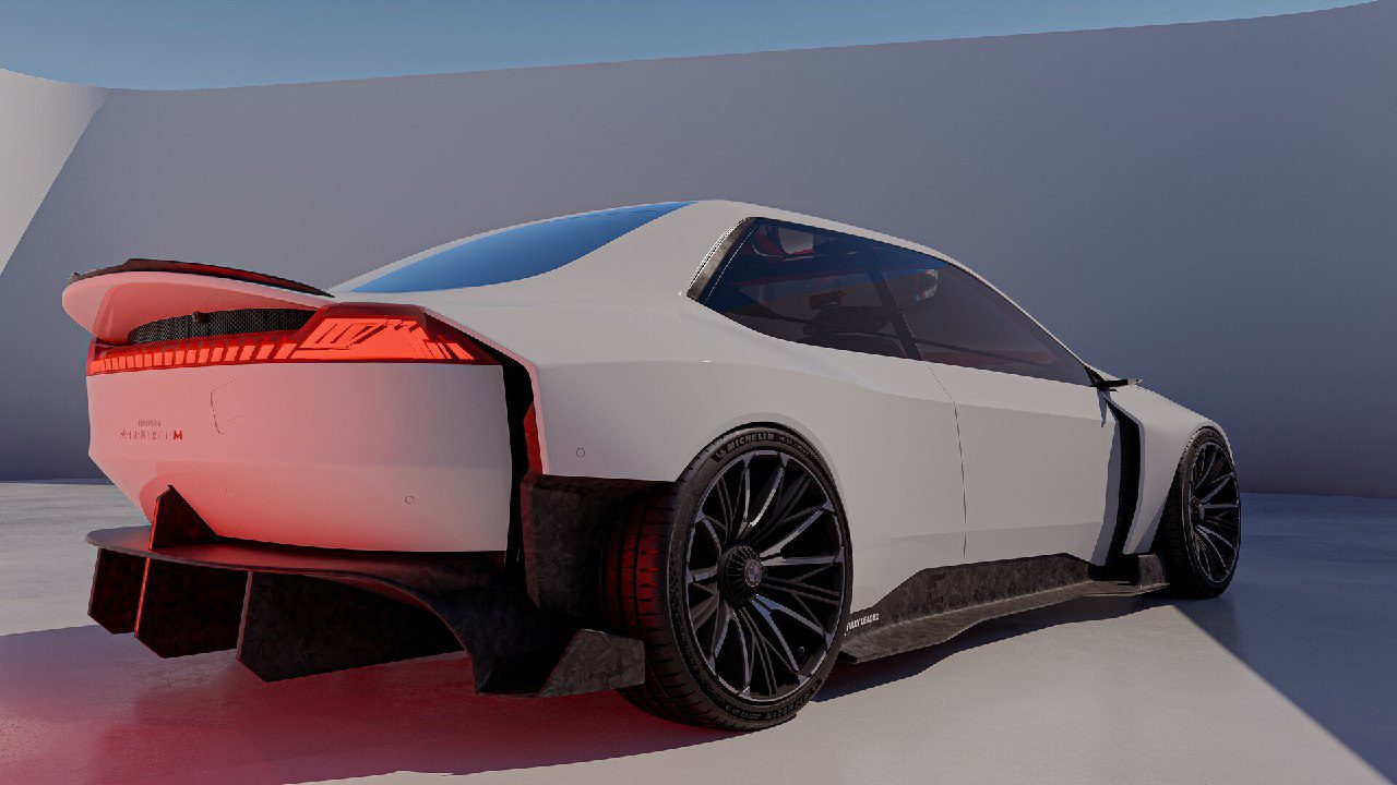 Neue Klasse BMW دوباره به عنوان M3 الکتریکی آینده تصور شد.