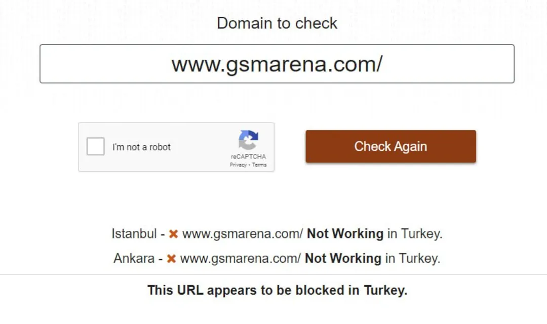 وبسایت GSMArena از دسترس بسیاری از کاربران ایرانی خارج شده است.