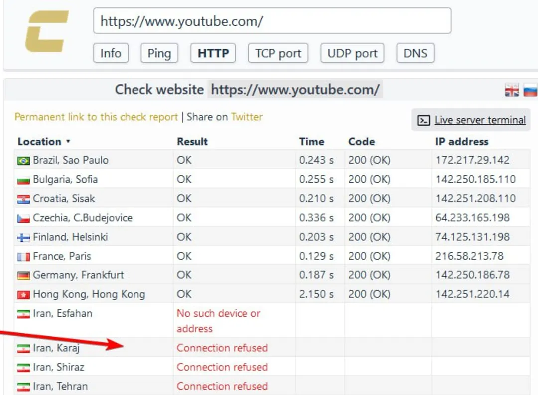 وبسایت GSMArena از دسترس بسیاری از کاربران ایرانی خارج شده است.