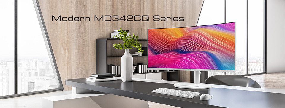 شرکت MSI سری جدید مانیتور MSI Modern MD342CQP را معرفی کرد