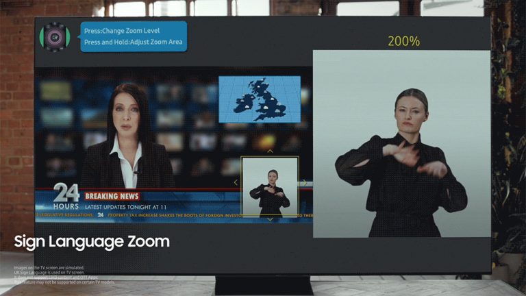 دسترسیپذیری محصولات سامسونگ برای ناشنوایان و کمشنوایان